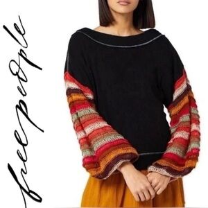 Free People We The Free Cha Cha Oversized Balloon Sleeve Top